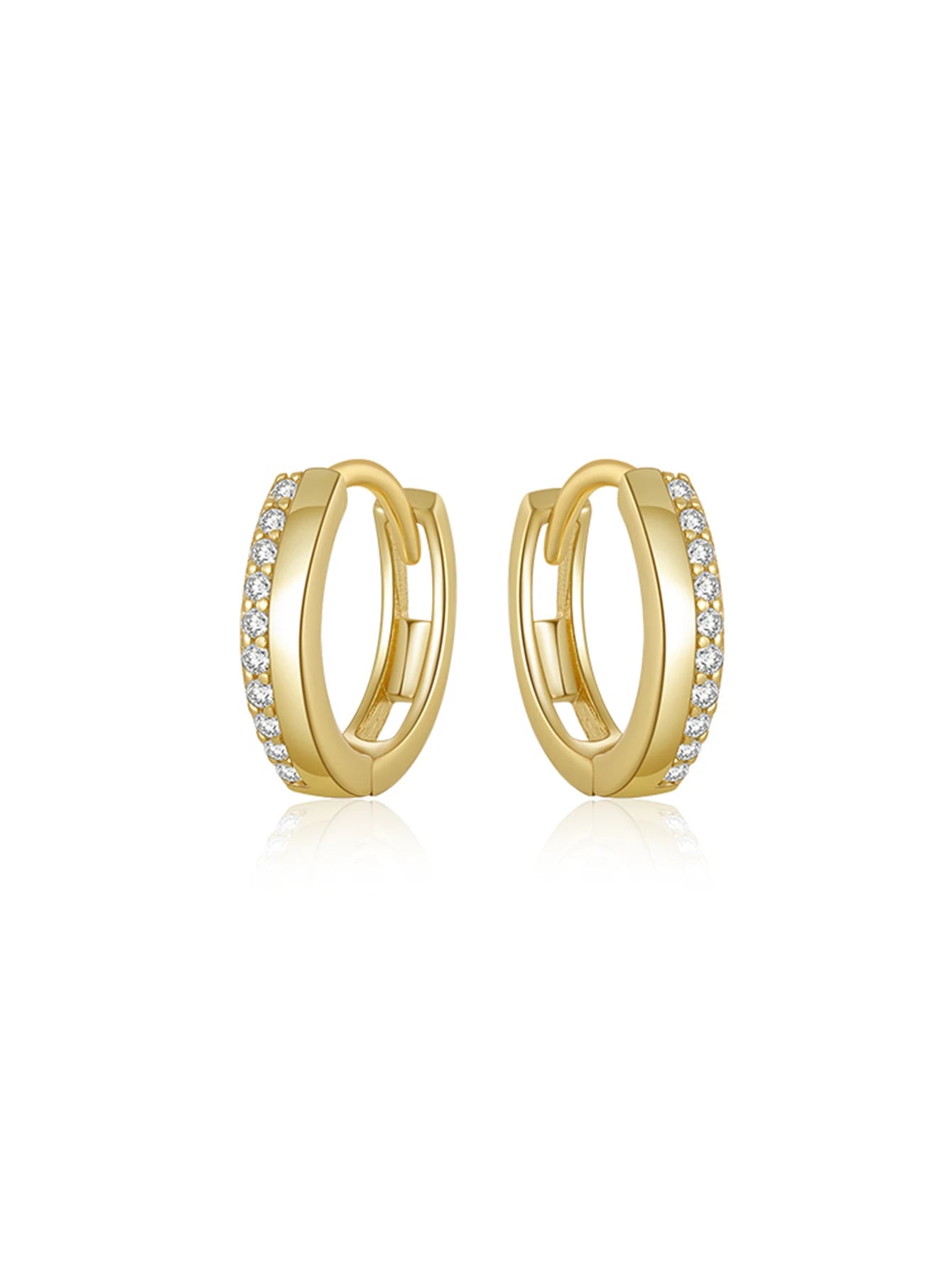 Glossy Hoop Earrings