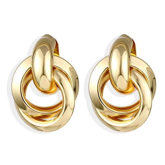 Knot Hoop Earrings
